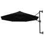 Wandsonnenschirm mit schwarzem Metallstab, 300 cm. von vidaXL, Sonnenschirme - Ref: Foro24-47300, Preis: 91,81 €, Rabatt: %
