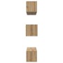 Conjunto de mueble de TV 6 pcs Roble artisan