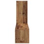 Conjunto de mueble de TV 3 pcs Madera vieja 60 x 30 x 30 cm