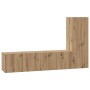 Conjunto de mueble de TV 3 pcs Roble artisan 60 x 30 x 30 cm
