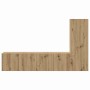 Conjunto de mueble de TV 3 pcs Roble artisan 60 x 30 x 30 cm