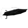 Wandsonnenschirm mit schwarzem Metallstab, 300 cm. von vidaXL, Sonnenschirme - Ref: Foro24-47300, Preis: 91,81 €, Rabatt: %