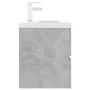 Mueble con lavabo madera de ingeniería gris hormigón de vidaXL, Tocadores de baño - Ref: Foro24-3071643, Precio: 211,28 €, De...