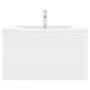Mueble con lavabo madera de ingeniería blanco by vidaXL, bathroom vanities - Ref: Foro24-3071639, Price: 218,54 €, Discount: %