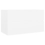 Mueble con lavabo madera de ingeniería blanco by vidaXL, bathroom vanities - Ref: Foro24-3071639, Price: 236,01 €, Discount: %