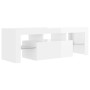 TV-Schrank mit strahlend weißen LED-Leuchten 120x35x40 cm von vidaXL, TV-Möbel - Ref: Foro24-804352, Preis: 89,44 €, Rabatt: %