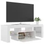 TV-Schrank mit strahlend weißen LED-Leuchten 120x35x40 cm von vidaXL, TV-Möbel - Ref: Foro24-804352, Preis: 87,57 €, Rabatt: %