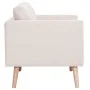 Cream-colored 3-seater fabric sofa by vidaXL, Sofas - Ref: Foro24-281352, Price: 338,07 €, Discount: %