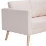 Cream-colored 3-seater fabric sofa by vidaXL, Sofas - Ref: Foro24-281352, Price: 369,51 €, Discount: %
