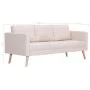 Cream-colored 3-seater fabric sofa by vidaXL, Sofas - Ref: Foro24-281352, Price: 338,07 €, Discount: %