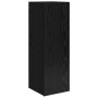 Conjunto de mueble de TV 9 pcs Roble negro 100 x 30 x 30.5 cm