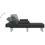 L-förmiges Schlafsofa aus schwarzem Kunstleder, 255 x 140 x 70 cm von vidaXL, Sofas - Ref: Foro24-3157265, Preis: 465,03 €, R...