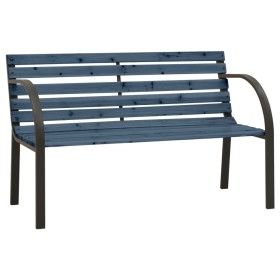 Banco de jardín para niños de madera de abeto chino gris 81 cm