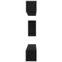 Conjunto de mueble de TV 6 pcs Roble negro 100 x 30 x 30 cm