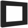 Gabinete de TV 8 pcs Negro 221 x 30 x 180 cm