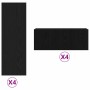 Gabinete de TV 8 pcs Negro 221 x 30 x 180 cm