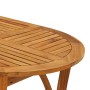 Mesa de jardín madera maciza de acacia 150x90x75 cm