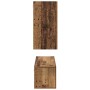 Conjunto de mueble de TV 4 pcs Madera vieja 30.5 x 30 x 60 cm
