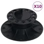 Adjustable legs for terrace 10 units 60-88 mm by vidaXL, Floors and carpets - Ref: Foro24-149009, Price: 50,41 €, Discount: %