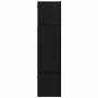 Conjunto de mueble de TV 6 pcs Roble negro 80 x 30 x 30 cm
