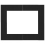 Mueble para TV de 8 Piezas - Montado en la Pared, Roble Negro