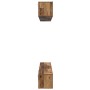 Conjunto de mueble de TV 6 pcs Madera vieja 80 x 30 x 30 cm