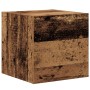 Conjunto de mueble de TV 5 pcs Madera vieja 181 x 30 x 120 cm