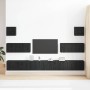 Conjunto de mueble para TV de 7 piezas - Montado en la pared