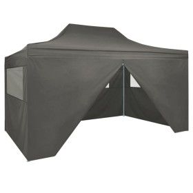 Professionelles Faltzelt 4 Wände anthrazitgrauer Stahl 3x4 m von vidaXL, Zelte und Pavillons - Ref: Foro24-48897, Preis: 186,...
