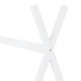 Estructura de cama infantil madera maciza pino blanco 80x160 cm