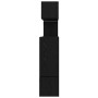 Conjunto de mueble de TV Montaje en la pared 8 pcs Roble negro