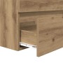 Juego de muebles de baño 3 pcs Roble artisan 60 x 38.5 x 45 cm