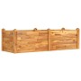 Jardinera arriate madera maciza acacia 160x60x44 cm en Maceteros y jardineras | Comprar online en Foro24