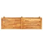 Jardinera arriate madera maciza acacia 160x60x44 cm en Maceteros y jardineras | Comprar online en Foro24