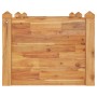 Jardinera arriate madera maciza acacia 160x60x44 cm en Maceteros y jardineras | Comprar online en Foro24