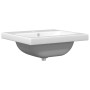 Juego de muebles de baño 2 pcs Roble negro 41 x 38.5 x 48 cm