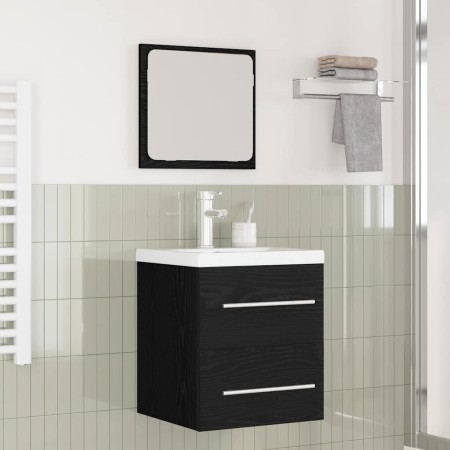 Juego de muebles de baño 2 pcs Roble artisan 41 x 38.5 x 48 cm