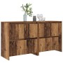 Tableros Lateral 2 pcs Madera vieja 70 x 41 x 75 cm