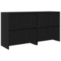 Tableros Lateral 2 pcs Roble negro 70 x 41 x 75 cm
