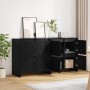 Tableros Lateral 2 pcs Roble negro 70 x 41 x 75 cm