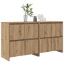 Tableros Lateral 2 pcs Roble artisan 70 x 41 x 75 cm
