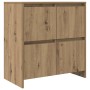 Tableros Lateral 2 pcs Roble artisan 70 x 41 x 75 cm