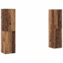 Conjunto de Muebles para Televisión 4 pcs Madera vieja