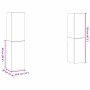Conjunto de Muebles para Televisión 4 pcs Madera vieja