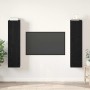 Conjunto de Muebles para Televisión 4 pcs Roble negro