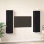 Conjunto de Muebles para Televisión 4 pcs Roble negro