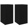 Conjunto de Muebles para Televisión 4 pcs Roble negro