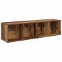 Conjunto de mueble de TV 2 pcs Madera Vieja