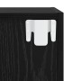 Conjunto de mueble de TV 2 pcs Roble negro 37 x 37 x 142.5 cm