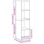 Conjunto de mueble de TV 2 pcs Roble artisan 37 x 37 x 142.5 cm